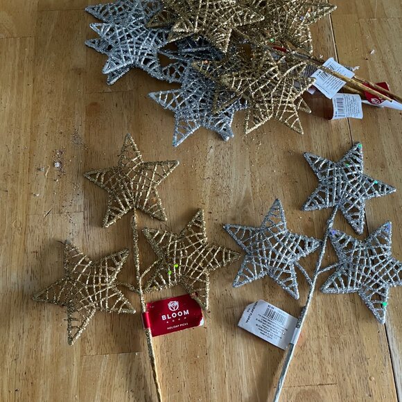 Christmas/Holiday Assorted Floral Picks - 23 Pieces - Picture 2 of 7